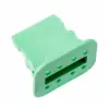 W8S-P012 WEDGE LOCK, 8P, PLG, GRN, SL RET, DT