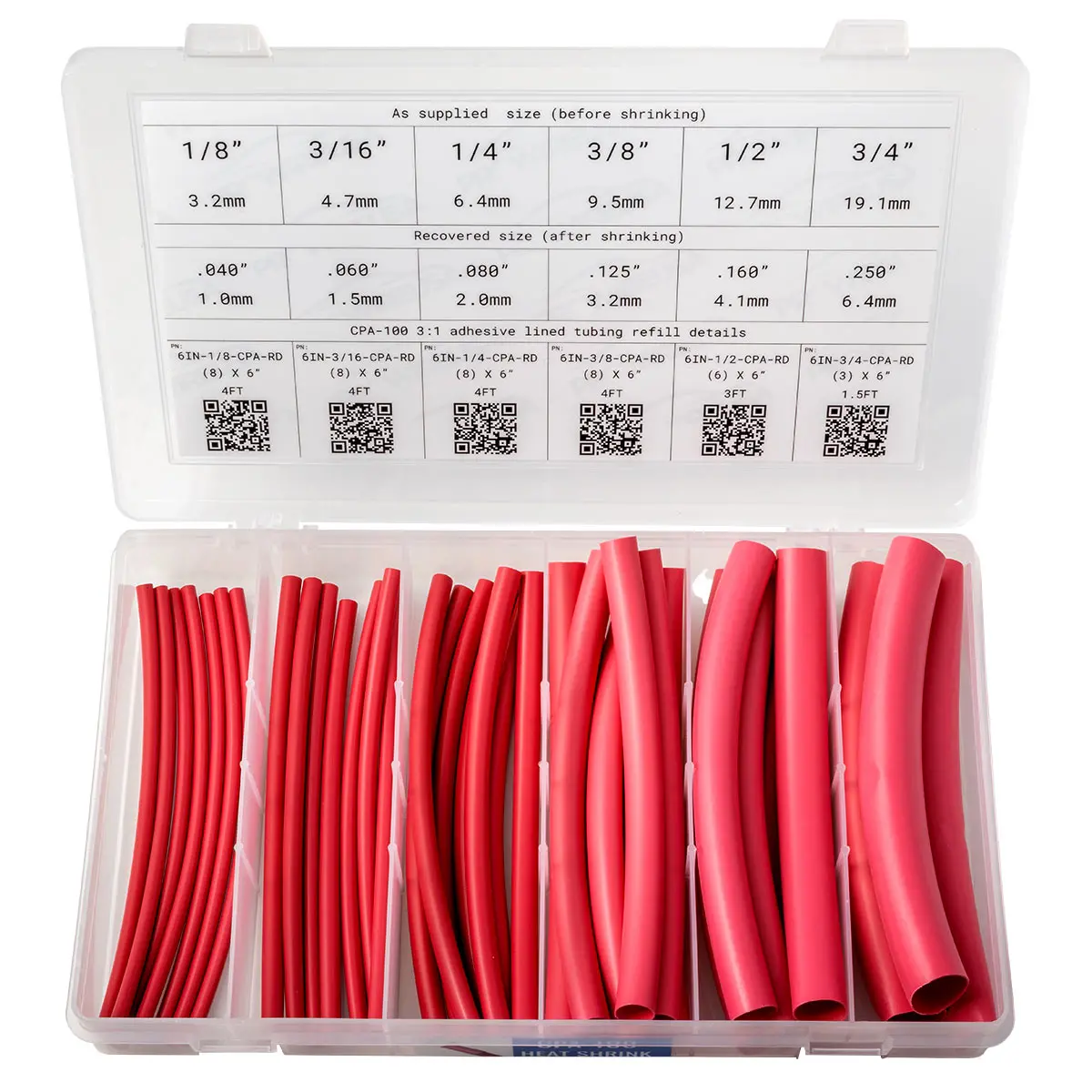 DSG CANUSA CPA-100 RED TUBING KIT 41 PCS