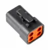 DTP06-4S-E004 BLACK PLUG HOUSING