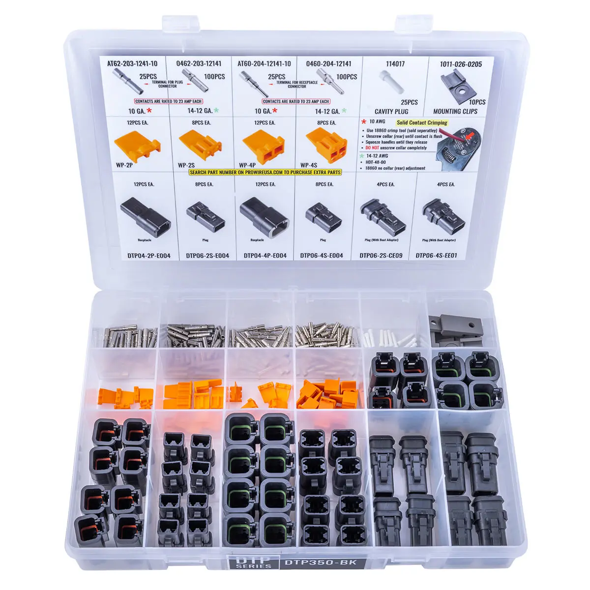 DEUTSCH DTP MASTER  CONNECTOR KIT BLACK