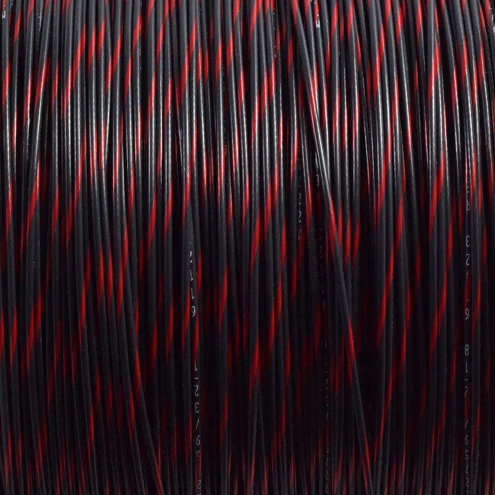 BLACK/RED WIRE TEFZEL 18 AWG