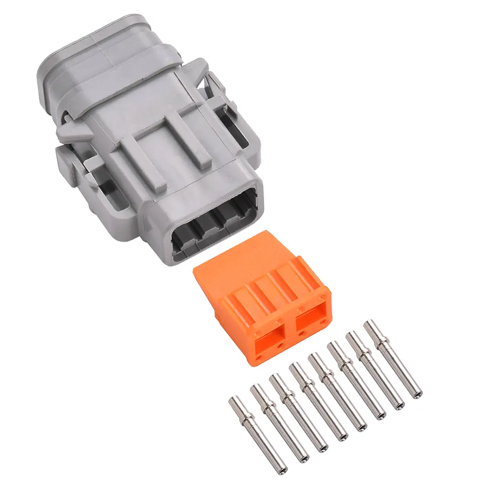 DTM 8 Way Plug Kit Nickle Solid SB