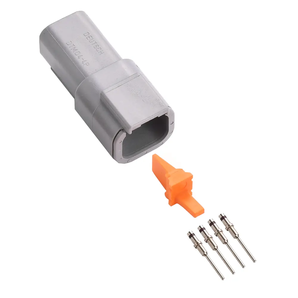 DTM 4 Way Receptacle Kit Nickle Solid 18-16