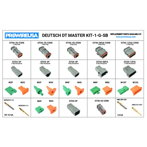 DT MASTER KIT GOLD SOLID SHRINK BOOT