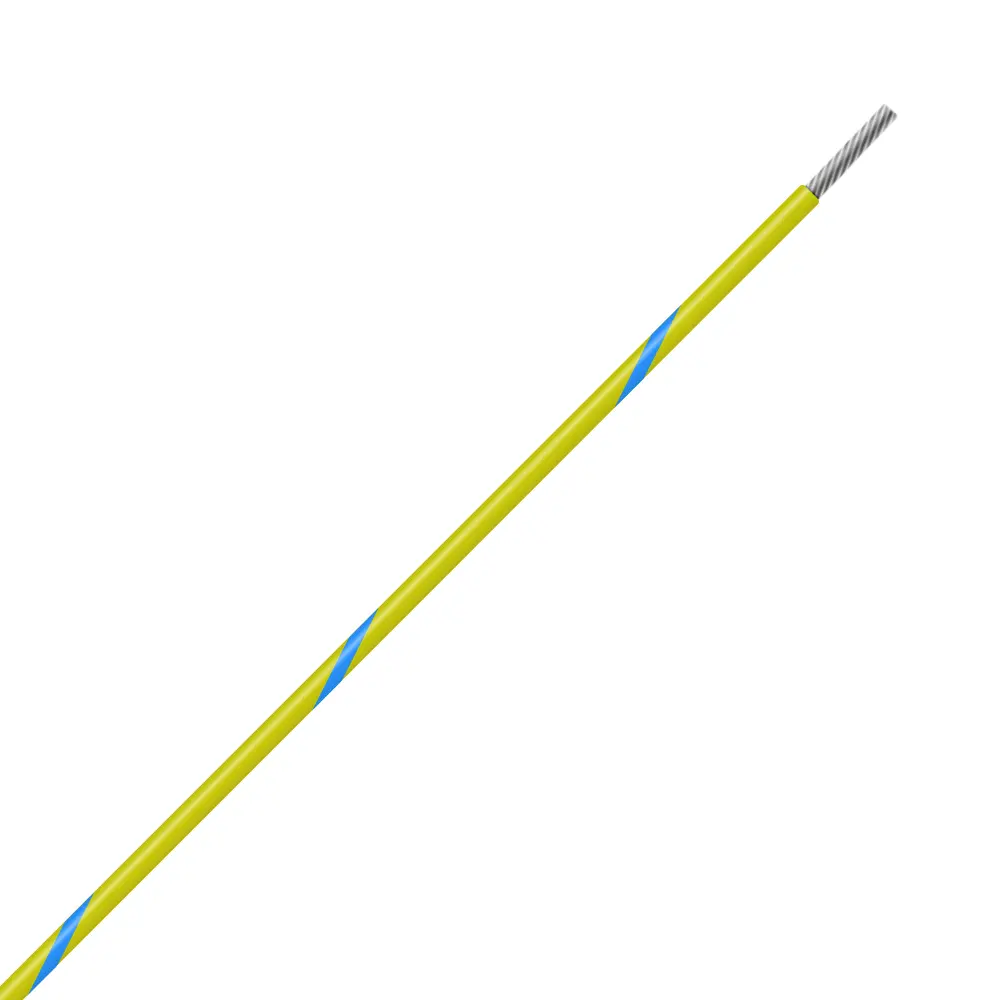 Yellow/Blue Wire Tefzel 14 AWG