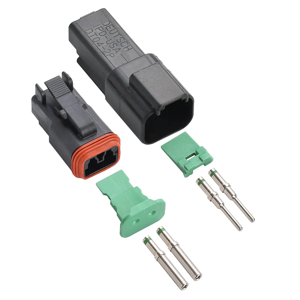 Deutsch DT 2 Way Kit Solid Nickle 16-14 Black