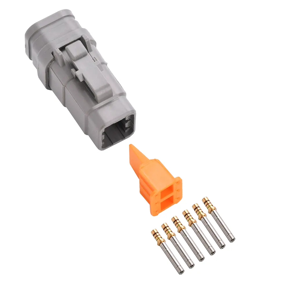 DTM 6 Way Plug Kit Gold Solid SB