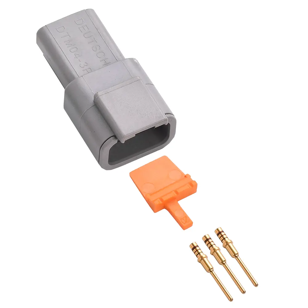 DTM 3 Way Receptacle Kit Gold Solid