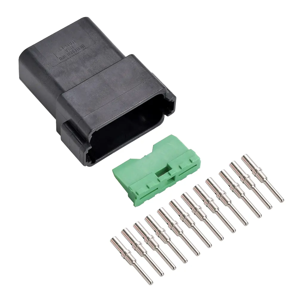 DT 12 Way Kit Solid Nickle Black Recep