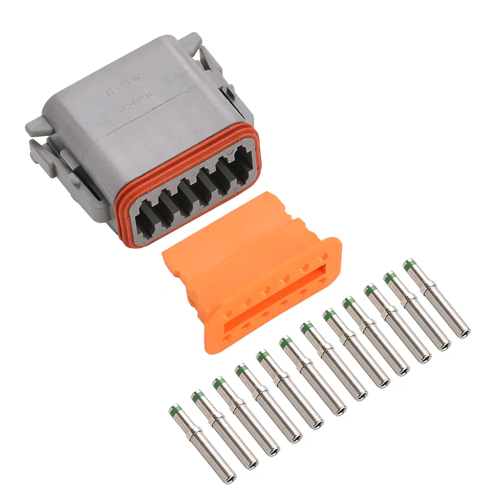 DT 12 Way Kit Solid Nickle 16-14 Plug