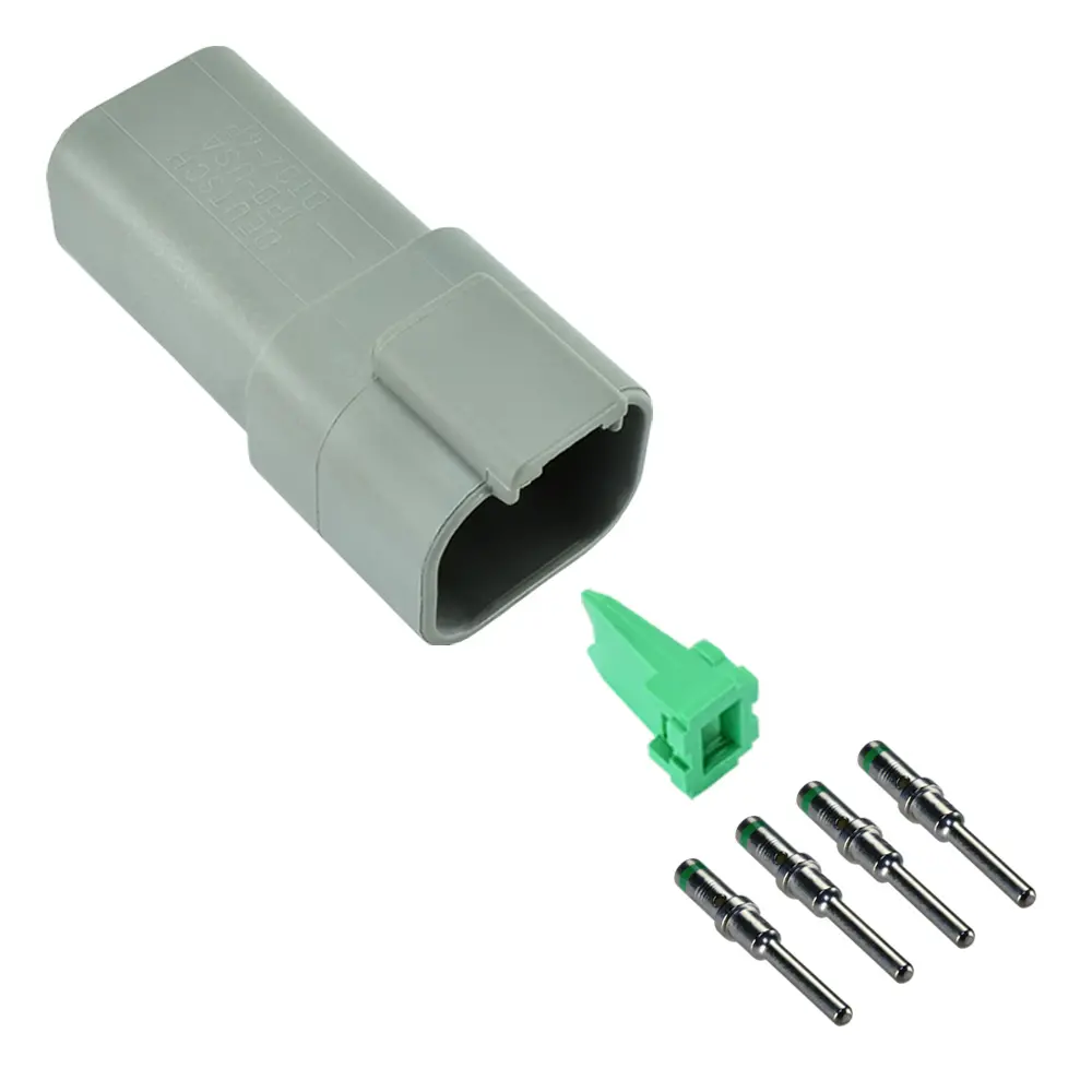 DT 4 Way Receptacle Kit Solid  Nickle 16-14