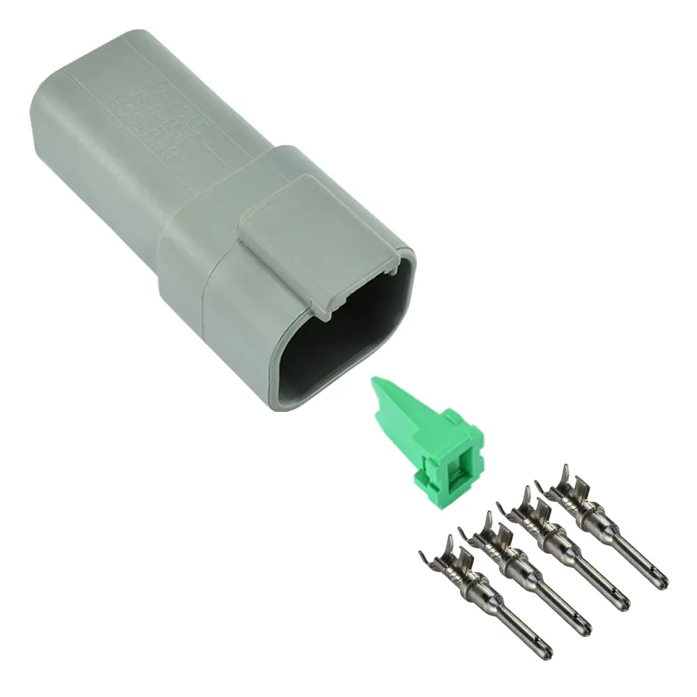 DT 4 Way Receptacle Assy Stamped Nickle