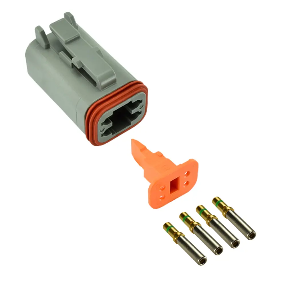 DT 4 Way Plug Kit Gold 16-14 Solid