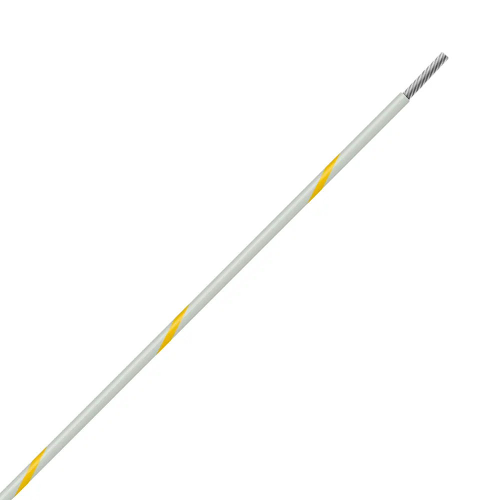 White/Yellow Wire Tefzel 24 AWG