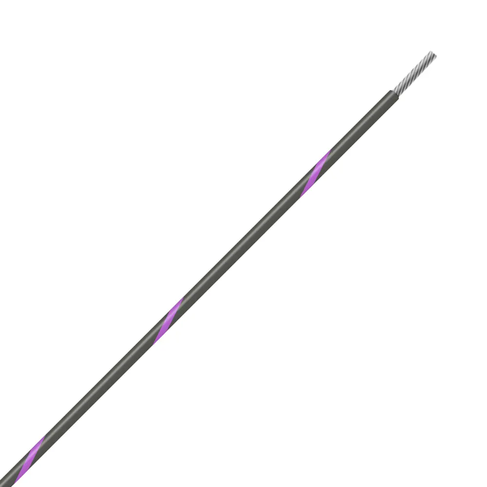 Gray/Violet Wire Tefzel 24 AWG