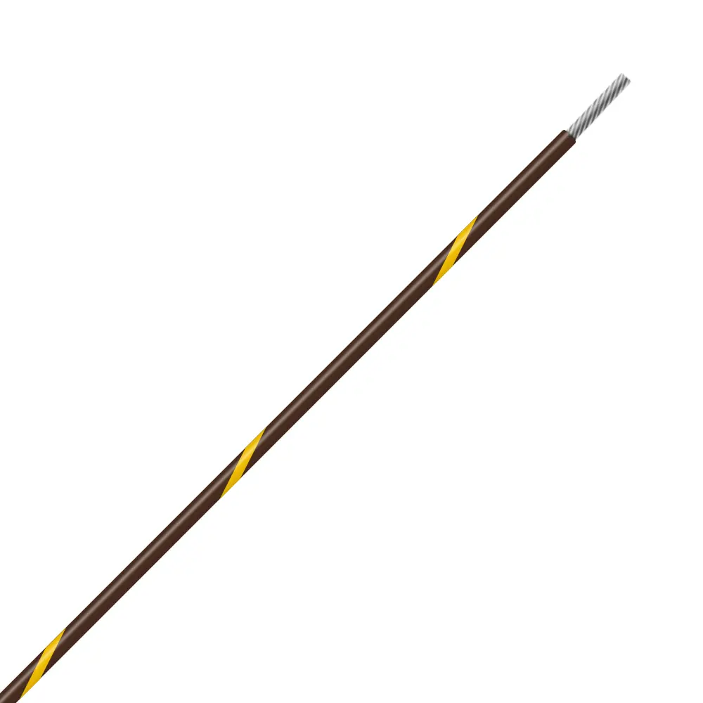 Brown/Yellow Wire Tefzel 8 AWG