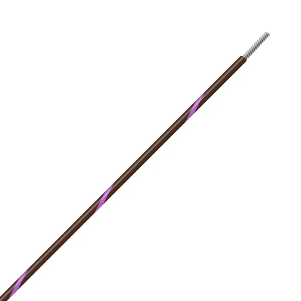 Brown/Violet Wire Tefzel 24 AWG