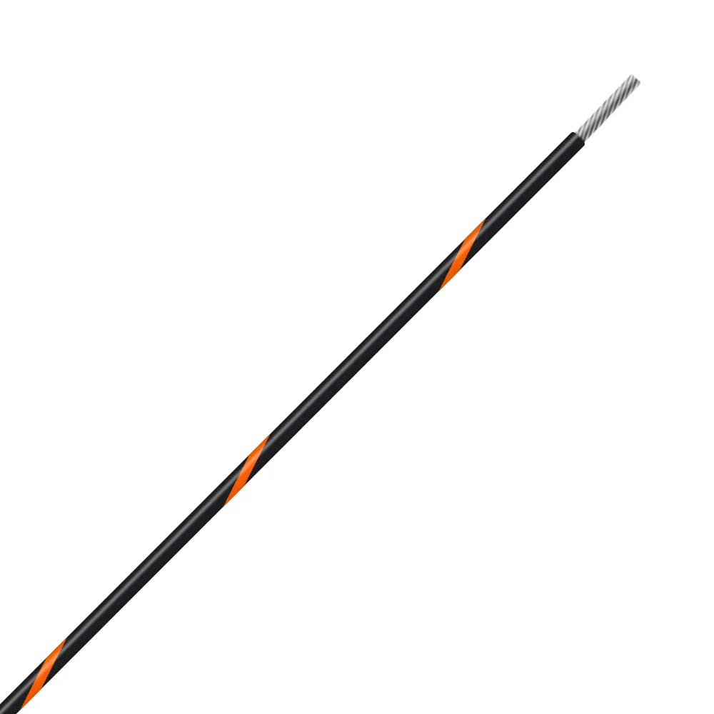 Black/Orange Wire Tefzel 8 AWG