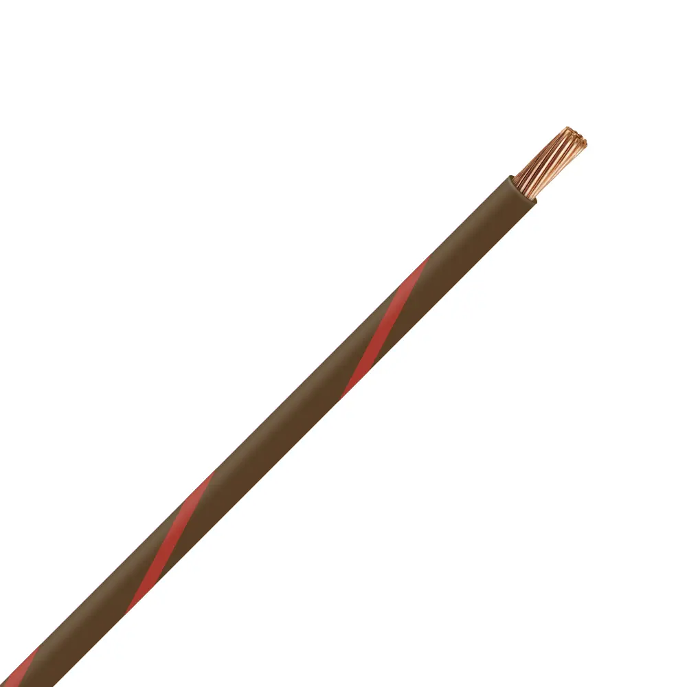 TXL 20 BROWN/RED STRIPED WIRE