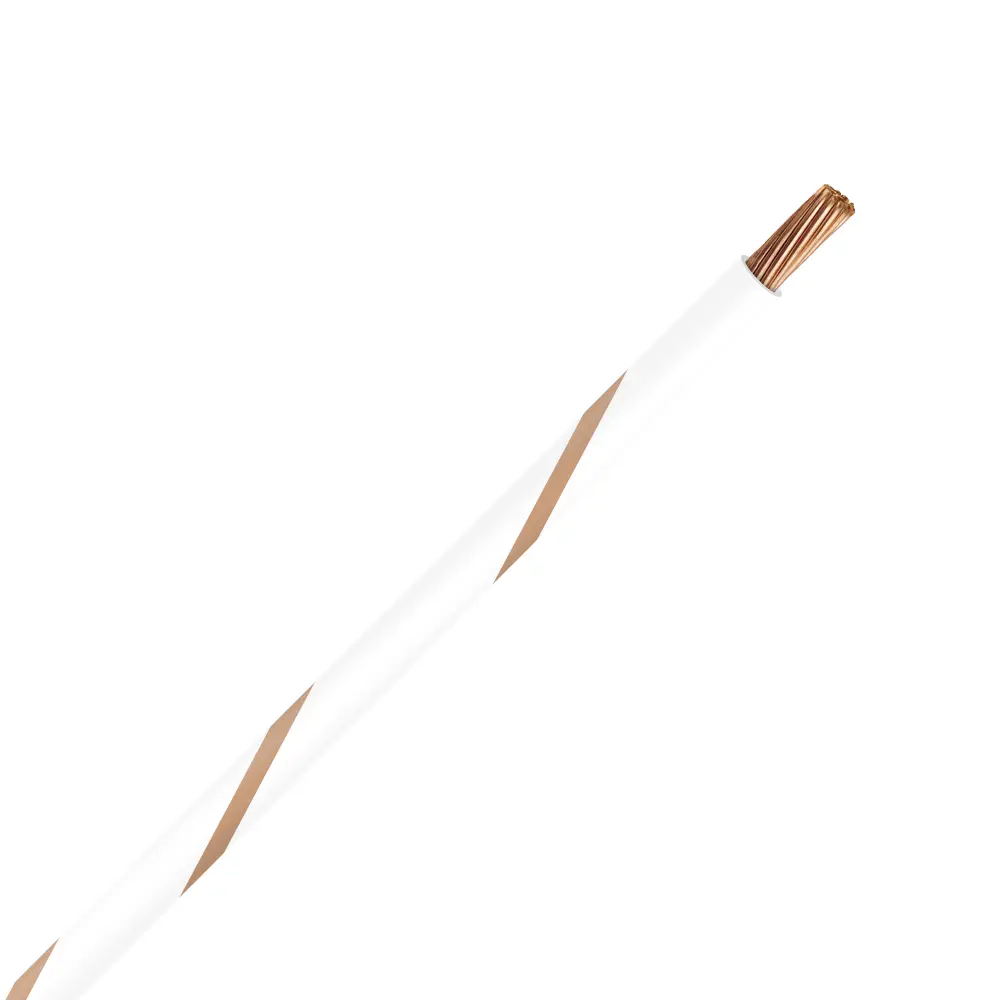TXL 20 WHITE/TAN STRIPED WIRE