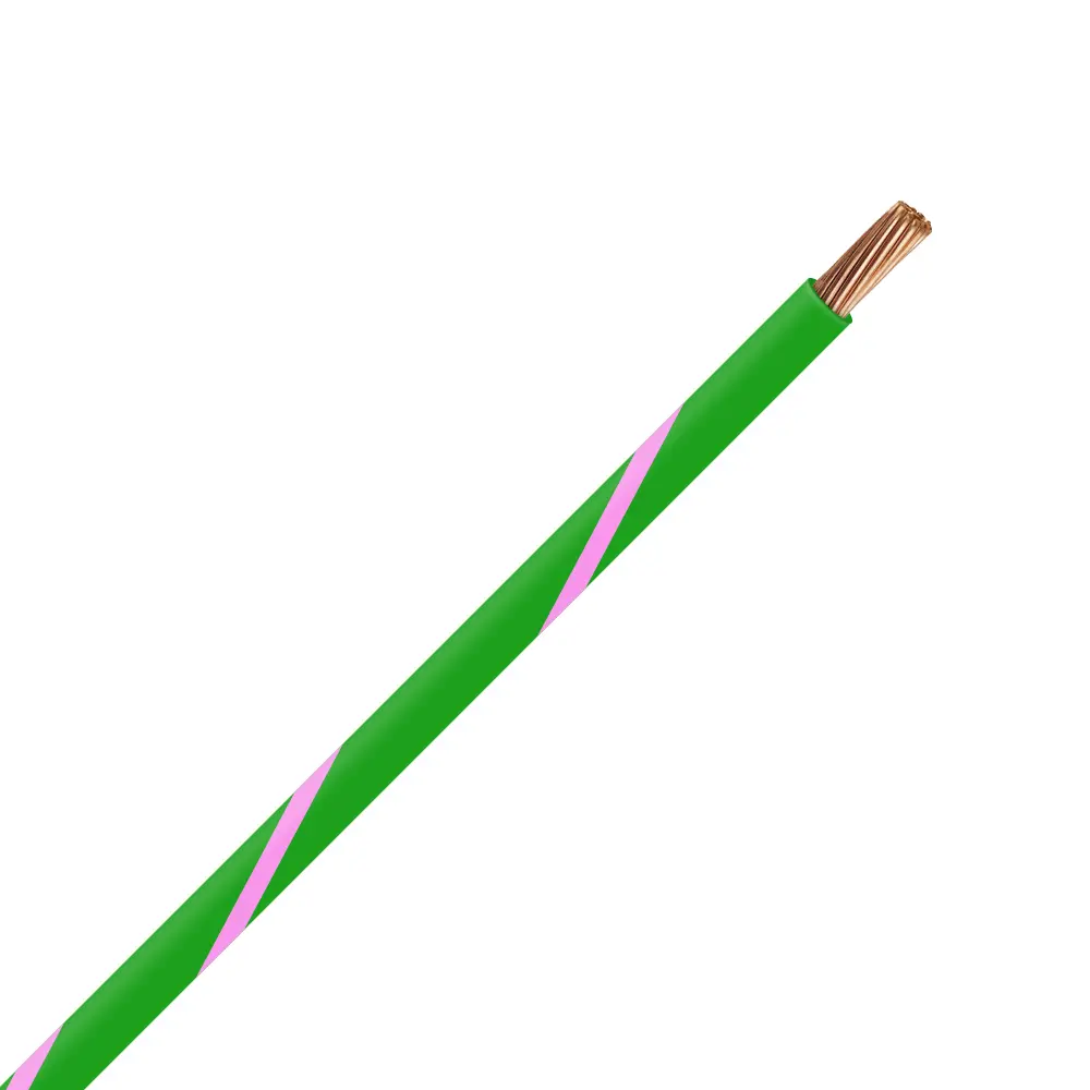 TXL 20 GREEN/PINK STRIPED WIRE