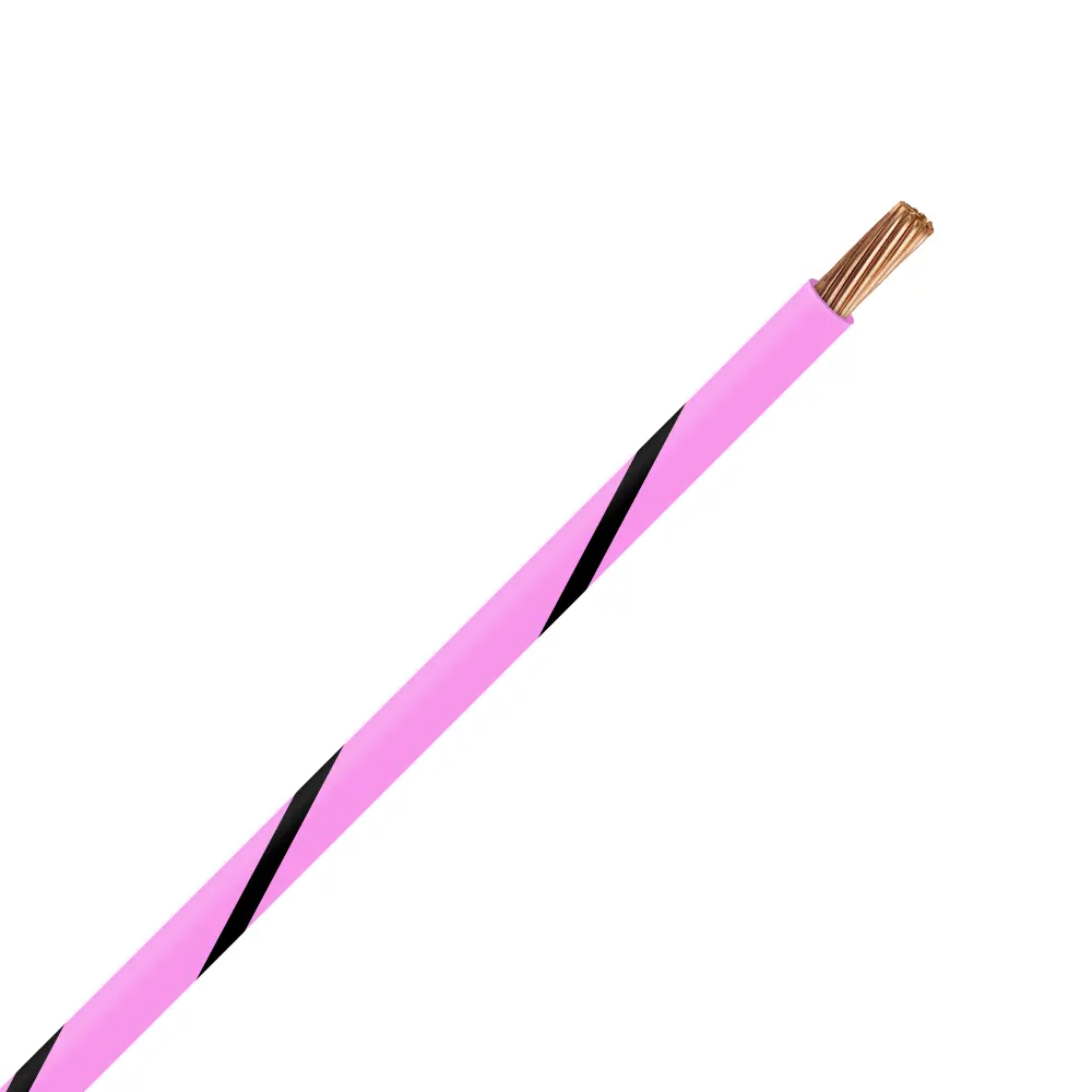 TXL 14 PINK/BLACK STRIPED WIRE