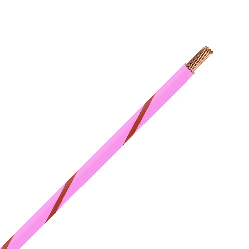 TXL 22 PINK/RED STRIPED WIRE
