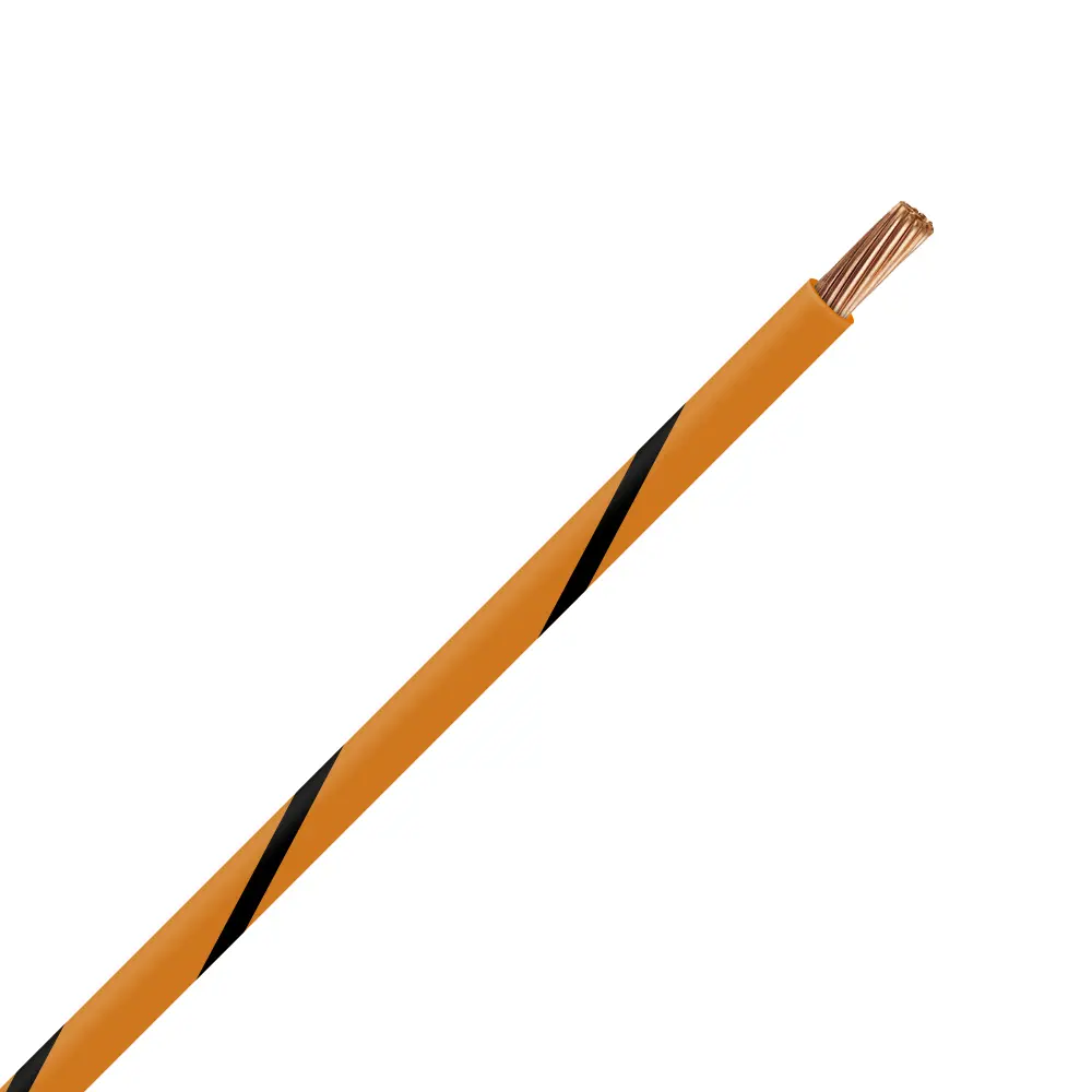 TXL 16 ORANGE/BLACK STRIPED WIRE