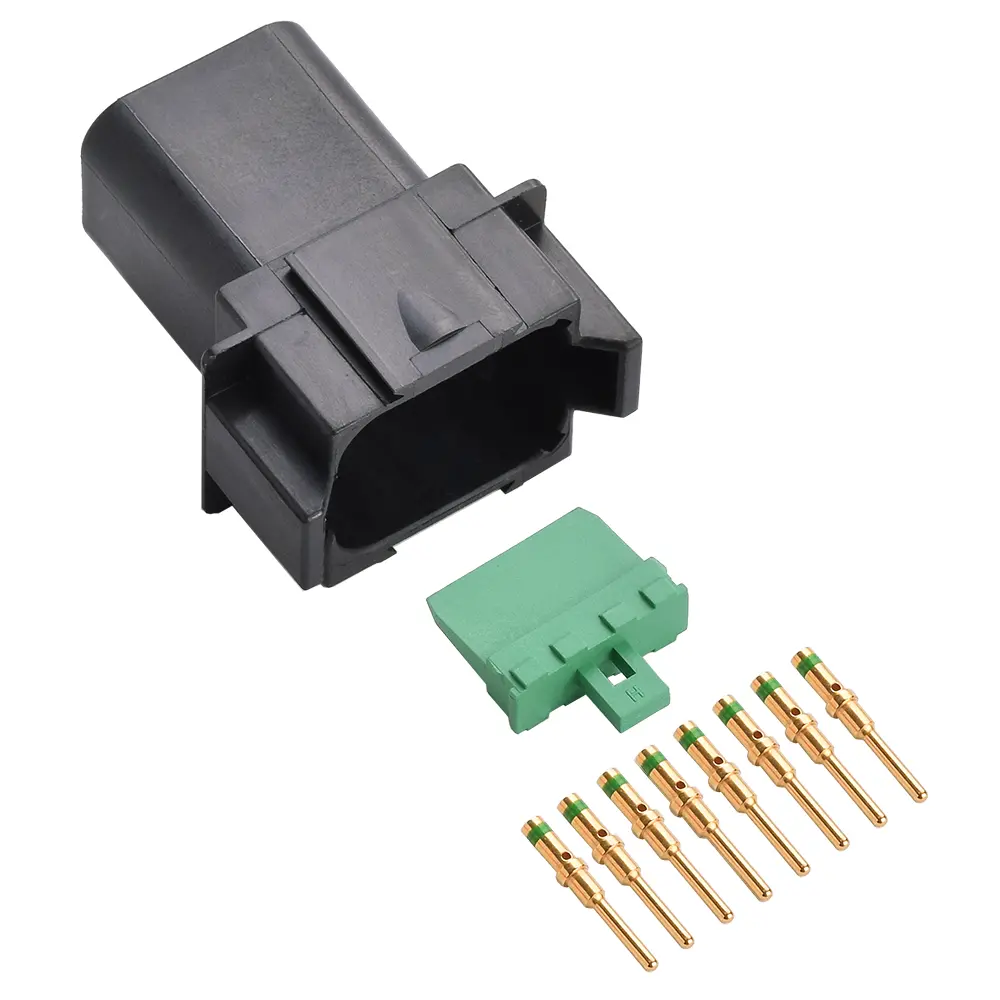 DT 6 Pin Recepatacle Kit Gold 16-14 Black