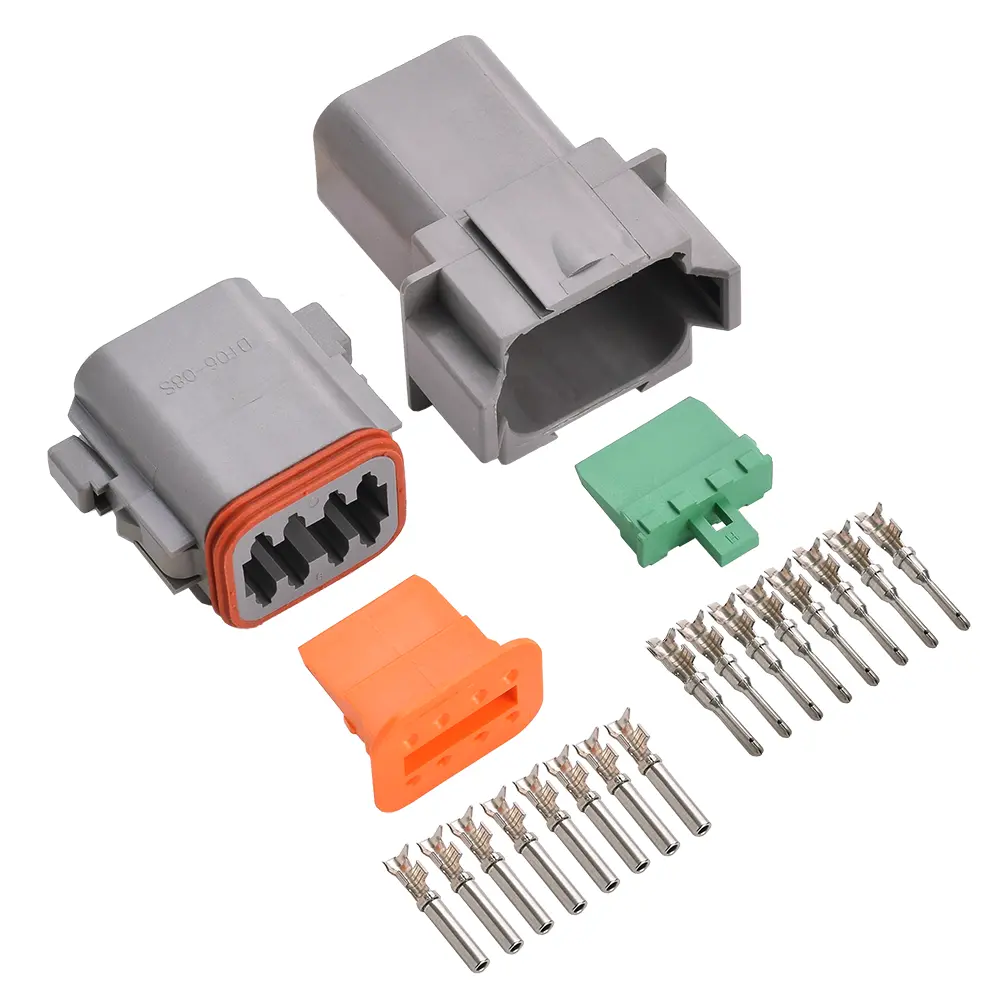 DT 8 Pin Conn Kit Stamped Nickle