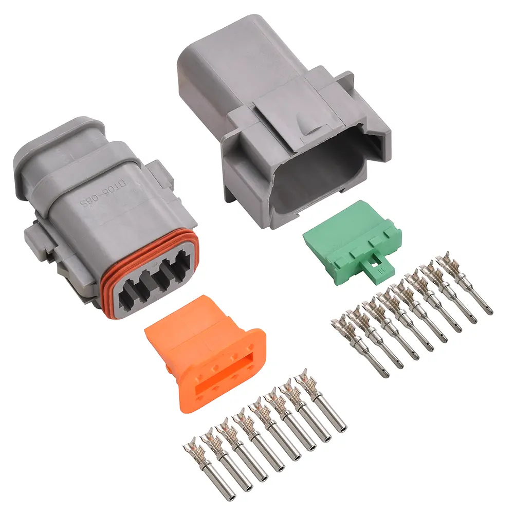 DT 8 Pin Conn Kit Stamped Nickle SB