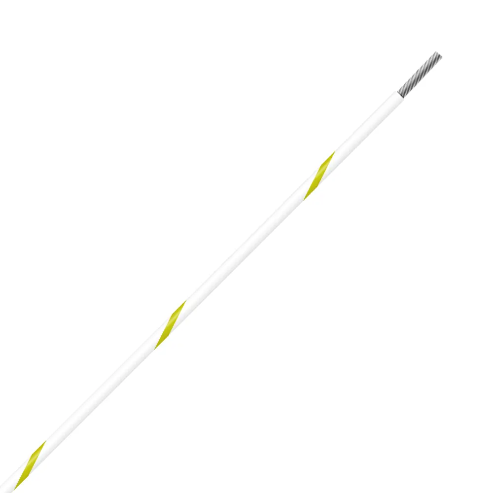 White/Yellow Wire Tefzel 24 AWG