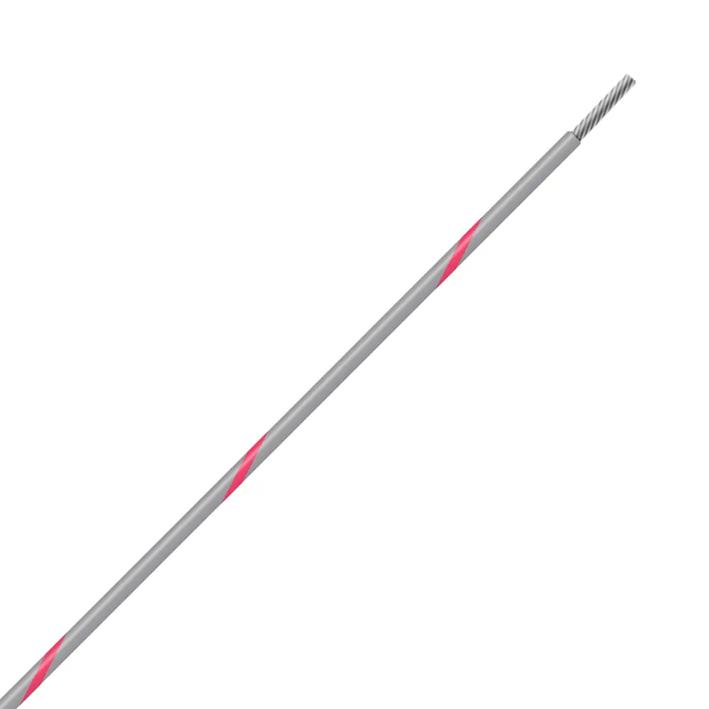 Gray/Red Wire Tefzel 26 AWG