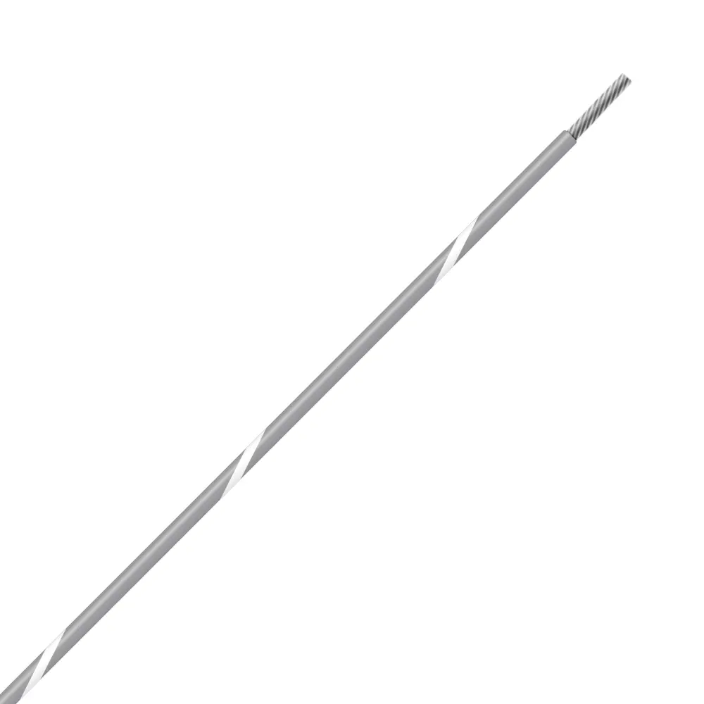 Gray/White Wire Tefzel 26 AWG
