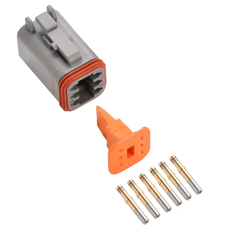 DT 6 Way Plug Kit Solid Gold