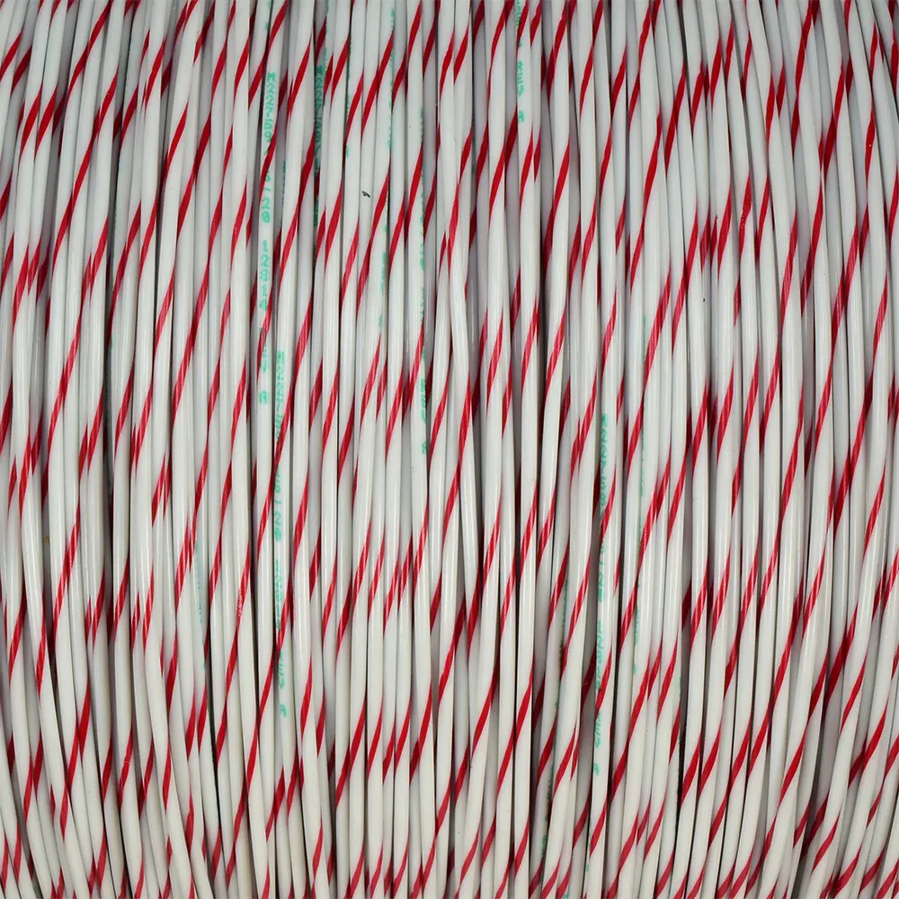 M22759/16-20-92 WHITE/RED WIRE TEFZEL 20 AWG