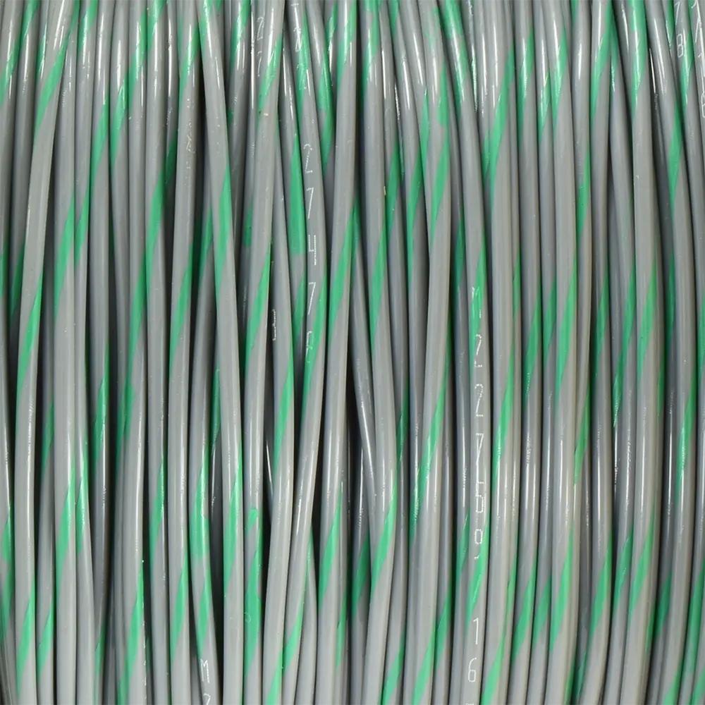 GRAY/GREEN WIRE TEFZEL 20 AWG