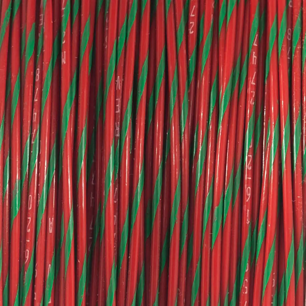 M22759/16-20-25 RED/GREEN WIRE TEFZEL 20 AWG
