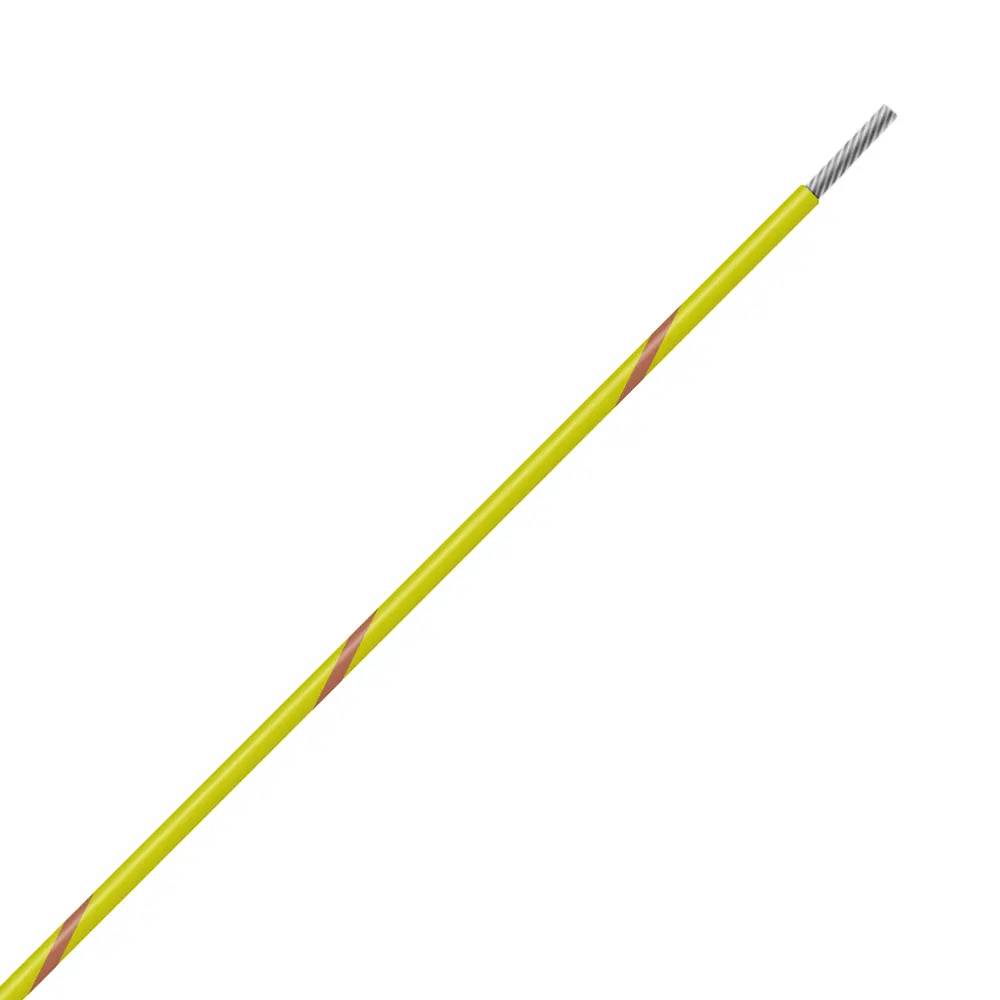 Yellow/Brown Wire Tefzel 14 AWG