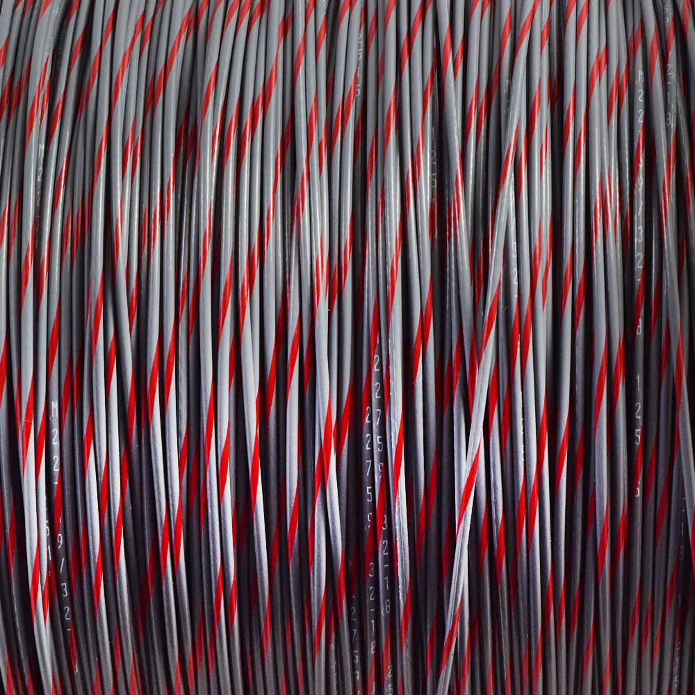GRAY/RED WIRE TEFZEL 16 AWG