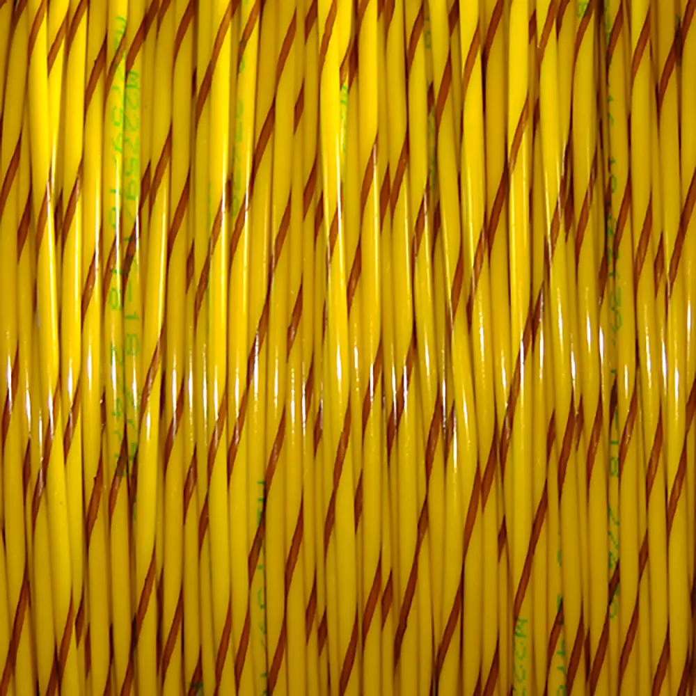 M22759/16-18-41 YELLOW/BROWN WIRE TEFZEL 18 AWG