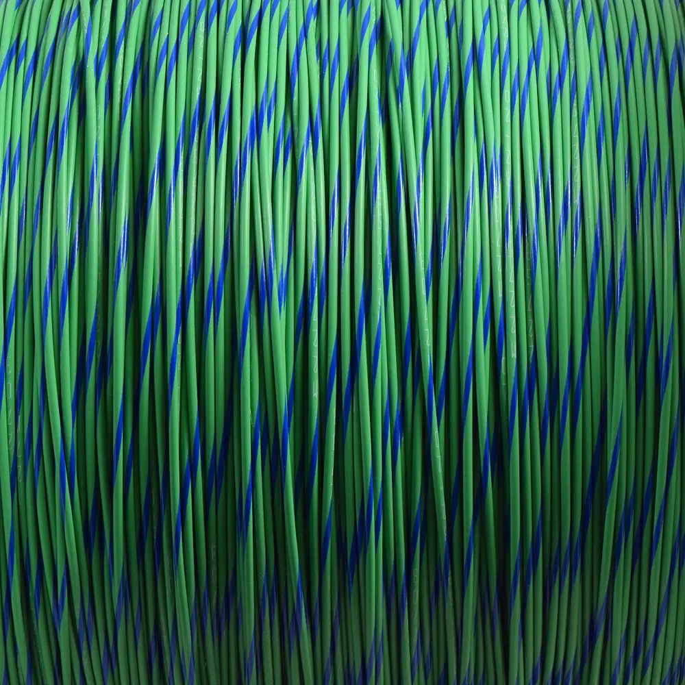 GREEN/BLUE WIRE TEFZEL 18 AWG