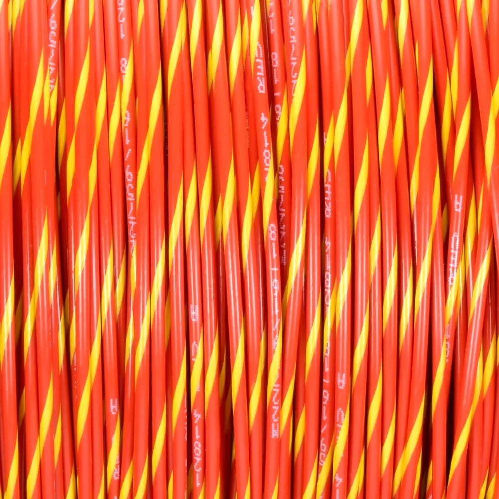 M22759/16-18-24 RED/YELLOW WIRE TEFZEL 18 AWG