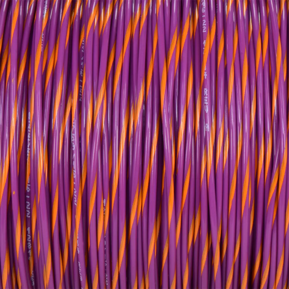 M22759/16-22-73 VIOLET/ORANGE WIRE TEFZEL 22 AWG
