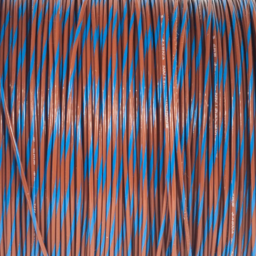 M22759/16-22-16 BROWN/BLUE WIRE TEFZEL 22 AWG