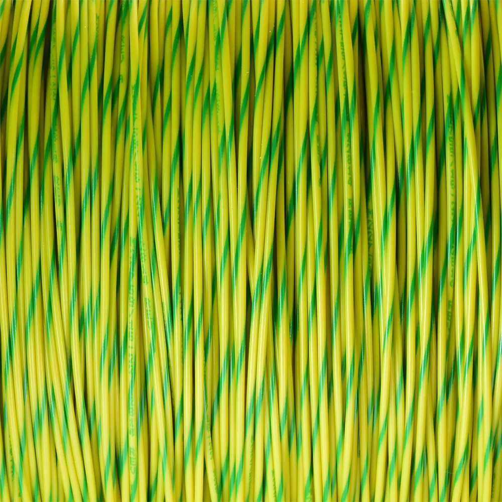 M22759/16-22-45 YELLOW/GREEN WIRE TEFZEL 22 AWG
