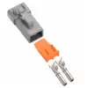 DTP 2 Way Plug Kit Nickle Stamped Black 10 GA