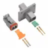 DT 2 Way Flanged Kit Solid Gold