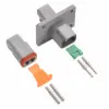 Deutsch DT 2 Way Flanged Kit Solid Nickle