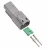DEUTSCH DT 2 WAY RECEPTACLE KIT 16-14 SOLID